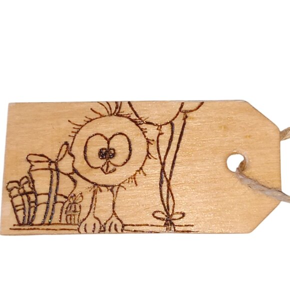 🎯 10 for $10 / Handmade Wood Burned Gift Tag - Picture 4 of 9